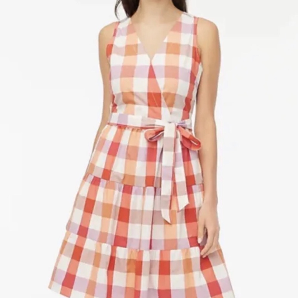 Women’s Plaid J.Crew Dress with vibrant colors.Size 2 Dress🎀